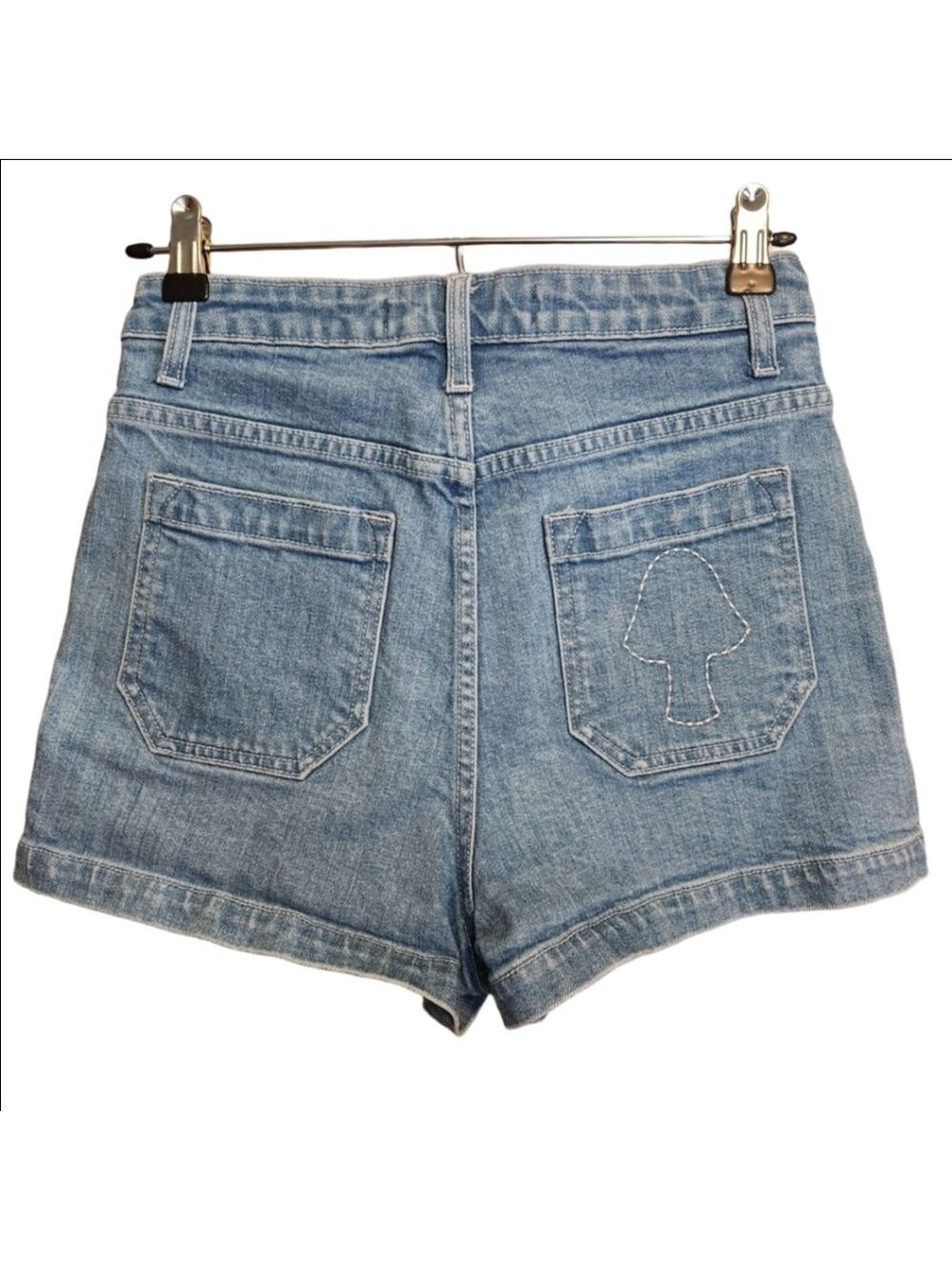 Stoned Immaculate Light Blue Denim Jean Shorts
